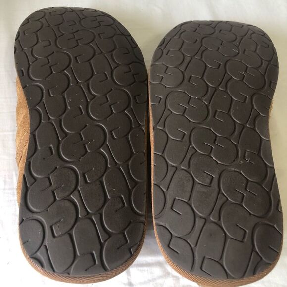 UGG Scuff Romeo Chestnut Slipper Shoes Women Size 9 Warm Cozy Winter Loafers - Picture 5 of 5